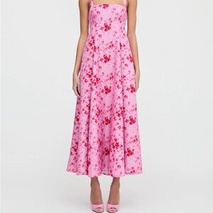 NWT Hill House Rowena Dress in Pink Sweet Peas